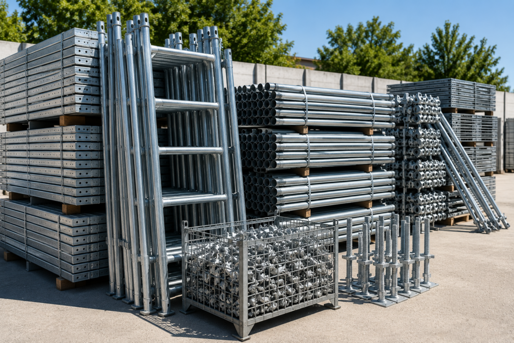 How to Stack Facade Scaffolding Safely and Correctly?