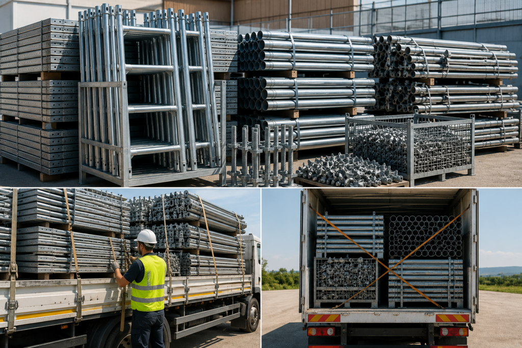 How to Stack and Load Facade Scaffolding Safely?