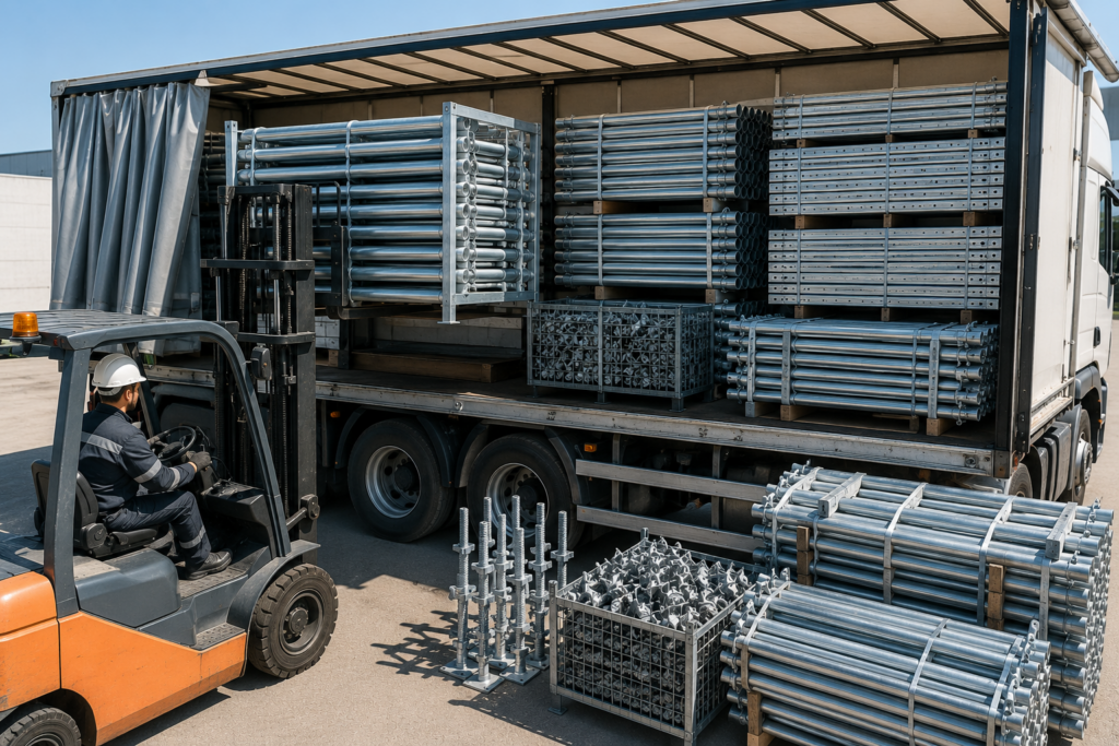 How to Load Scaffolding onto a Truck Safely?